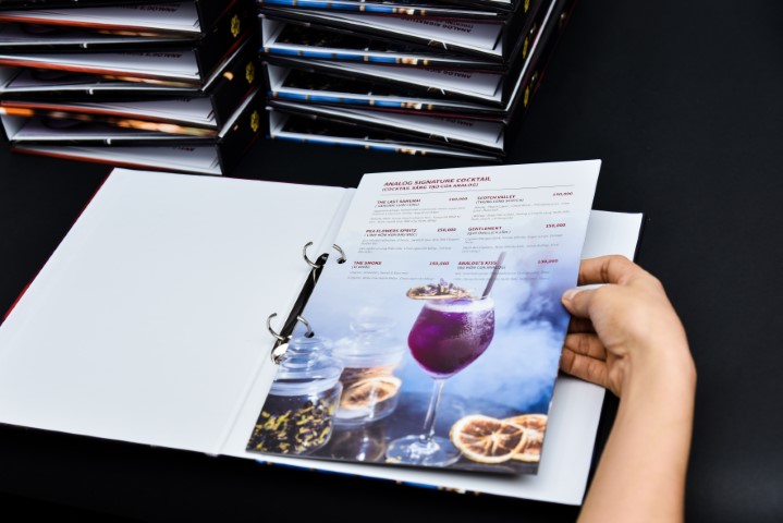 Thiết kế và in ấn menu
