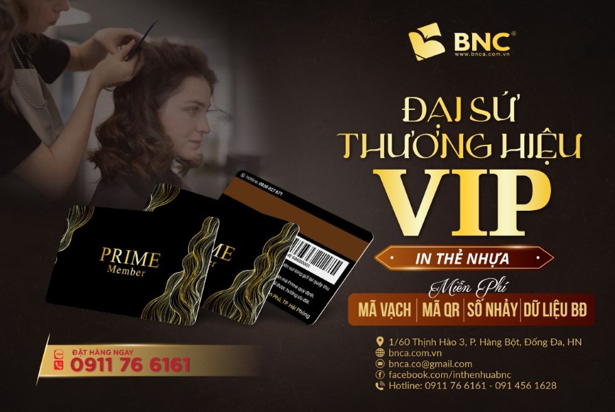 Thẻ thành viên hair salon